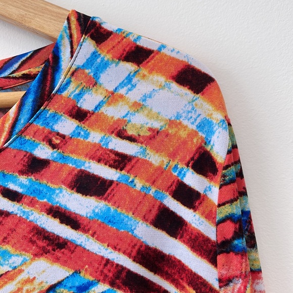 Erin London Women’s Tops multi color 3/4 sleeves blouse size XXL - Picture 2 of 8